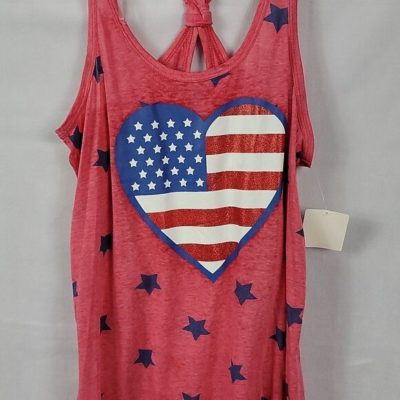 🖤5/$20🖤 NEW..BOBBIE BROOKS.. heart, flag, tank.. - Picture 2 of 9